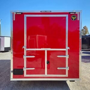 8.5 x 16 kettle corn trailer in red with silver trim - view 7