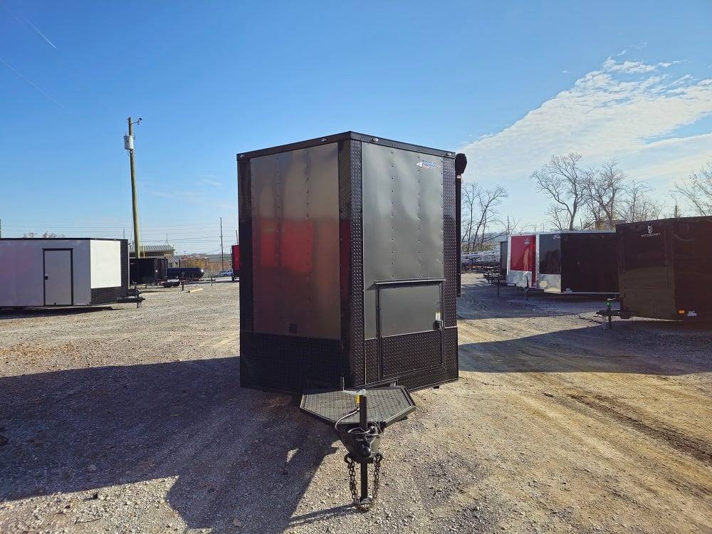 8.5′ X 12′ Charcoal Special Effects Enclosed Trailer — photo 3