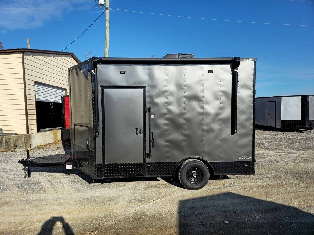 8.5′ X 12′ Charcoal Special Effects Enclosed Trailer — photo 4