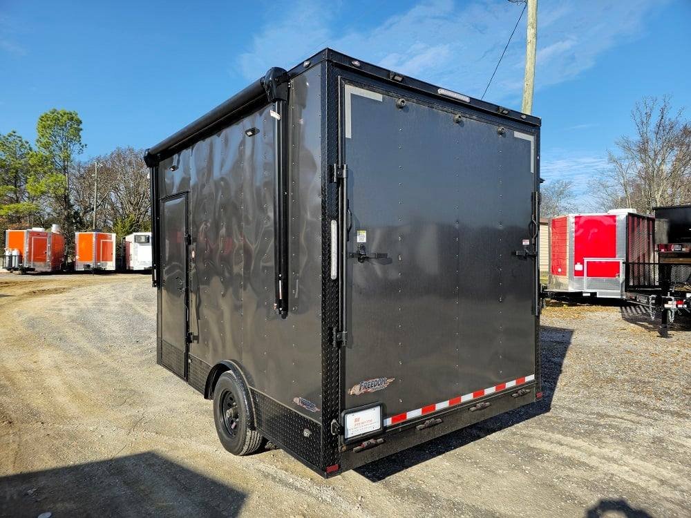 8.5′ X 12′ Charcoal Special Effects Enclosed Trailer — photo 7