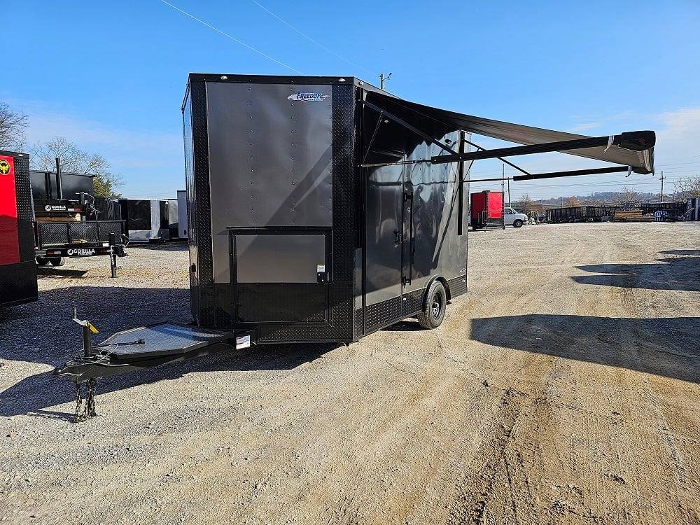 8.5′ X 12′ Charcoal Special Effects Enclosed Trailer — photo 5