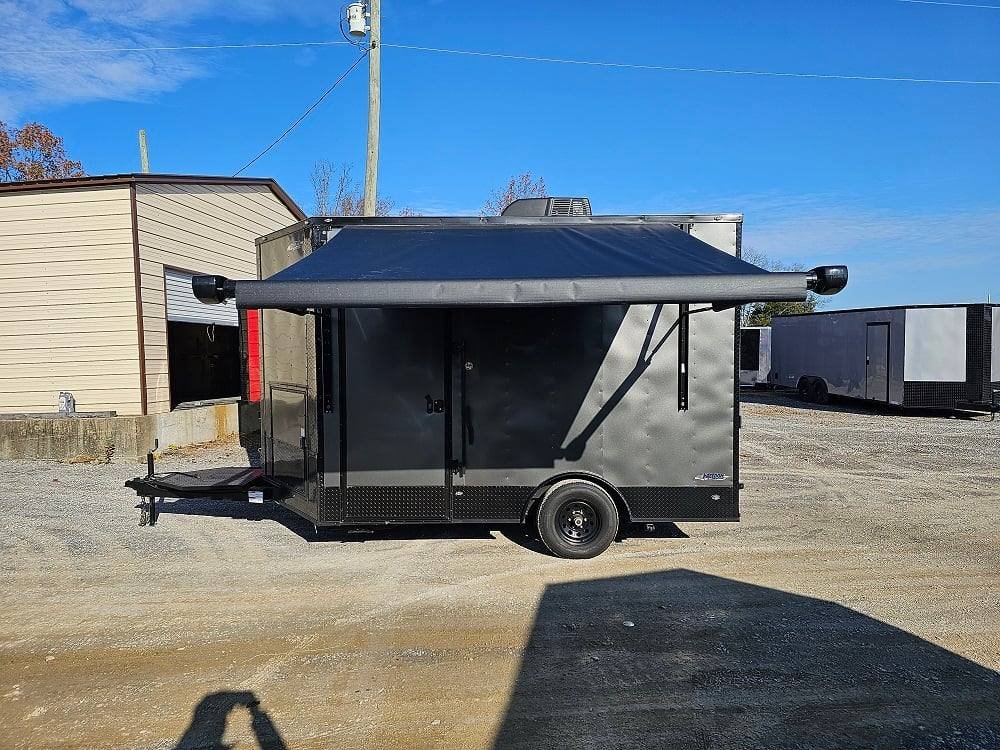 8.5′ X 12′ Charcoal Special Effects Enclosed Trailer — photo 6