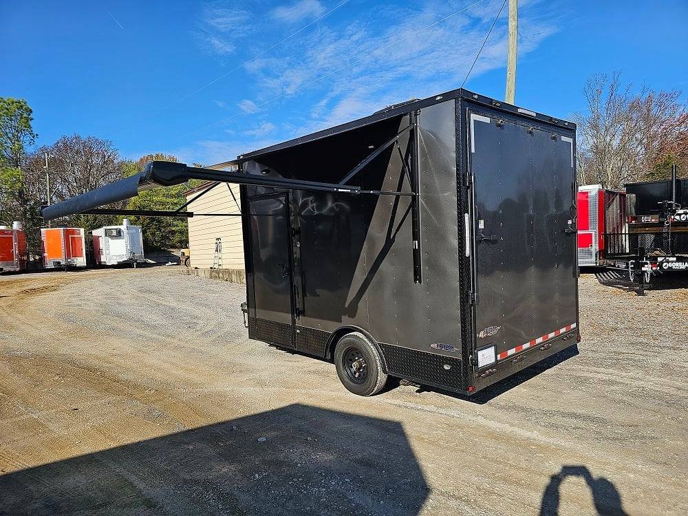 8.5′ X 12′ Charcoal Special Effects Enclosed Trailer — photo 8