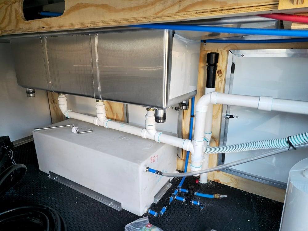 8.5′ X 16′ Black Food Event Catering Concession Trailer — photo 6