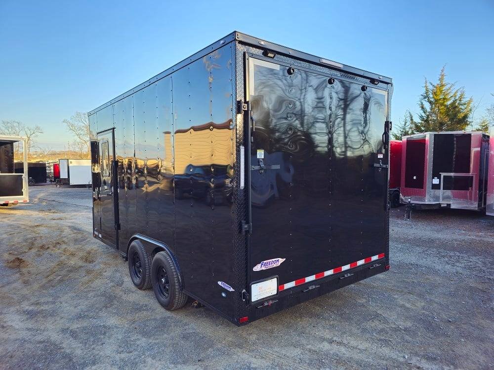 8.5′ X 16′ Black Food Event Catering Concession Trailer — photo 11