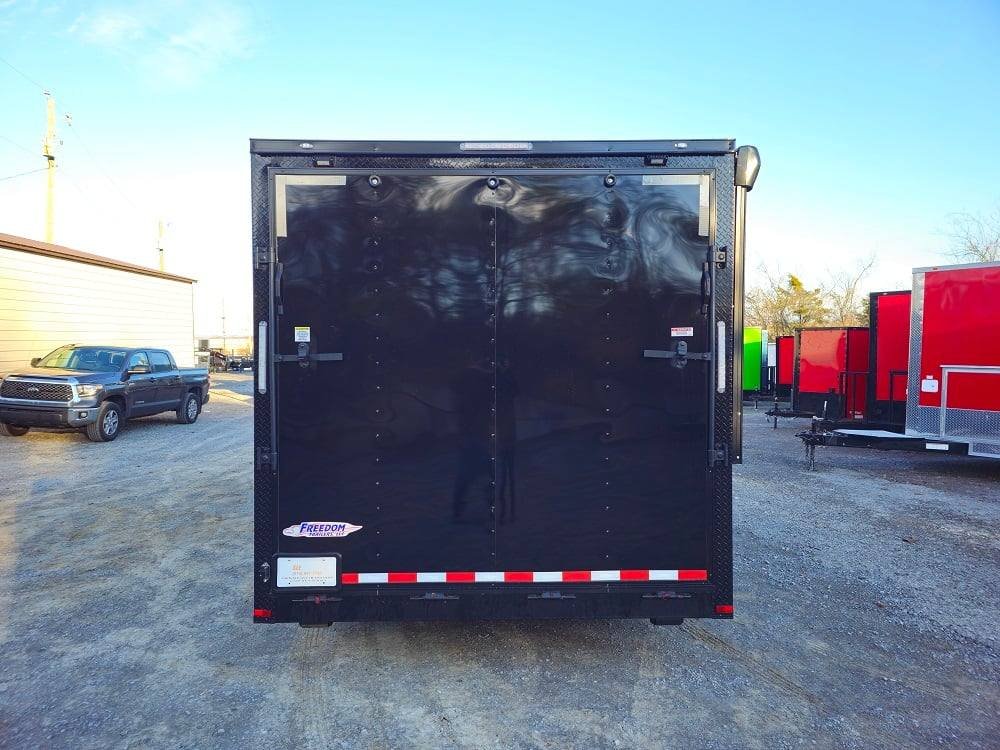 8.5′ X 16′ Black Food Event Catering Concession Trailer — photo 12