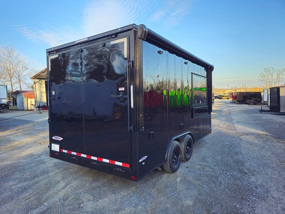8.5′ X 16′ Black Food Event Catering Concession Trailer — photo 13