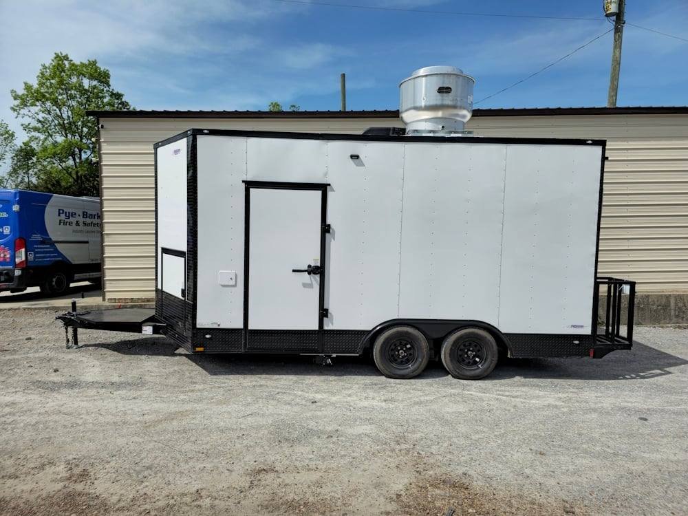 Concession 8.5′ X 16′ White Food Event Catering Trailer — photo 4