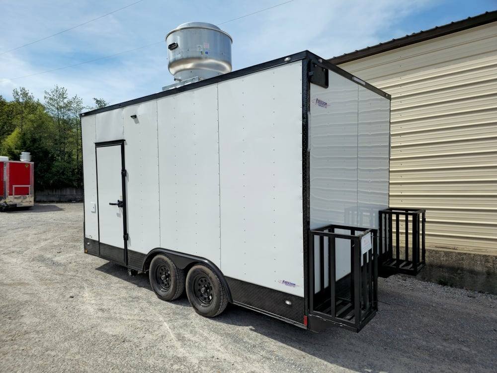 Concession 8.5′ X 16′ White Food Event Catering Trailer — photo 5