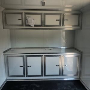 8.5 x 32 Office Trailer charcoal mobile office and cargo unit - view 10
