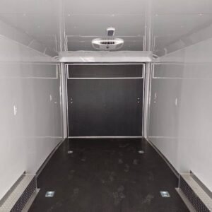 8.5 x 32 Office Trailer charcoal mobile office and cargo unit - view 13