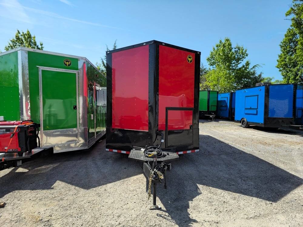 8.5′ X 22′ Red BBQ Food Event Catering Concession — photo 2