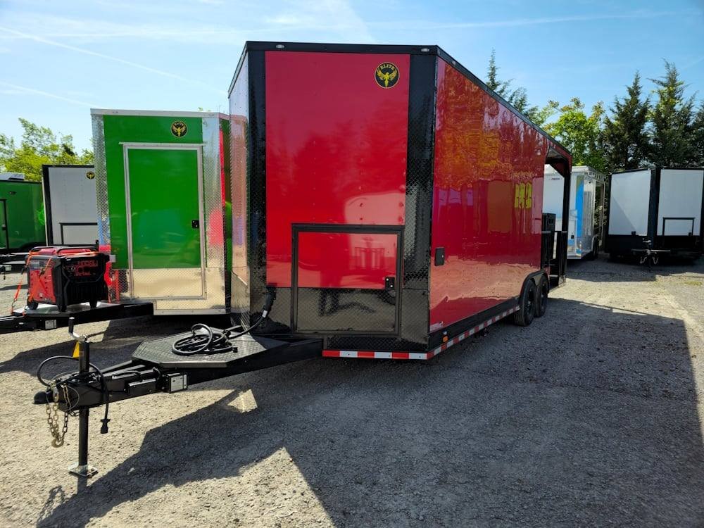 8.5′ X 22′ Red BBQ Food Event Catering Concession — photo 3