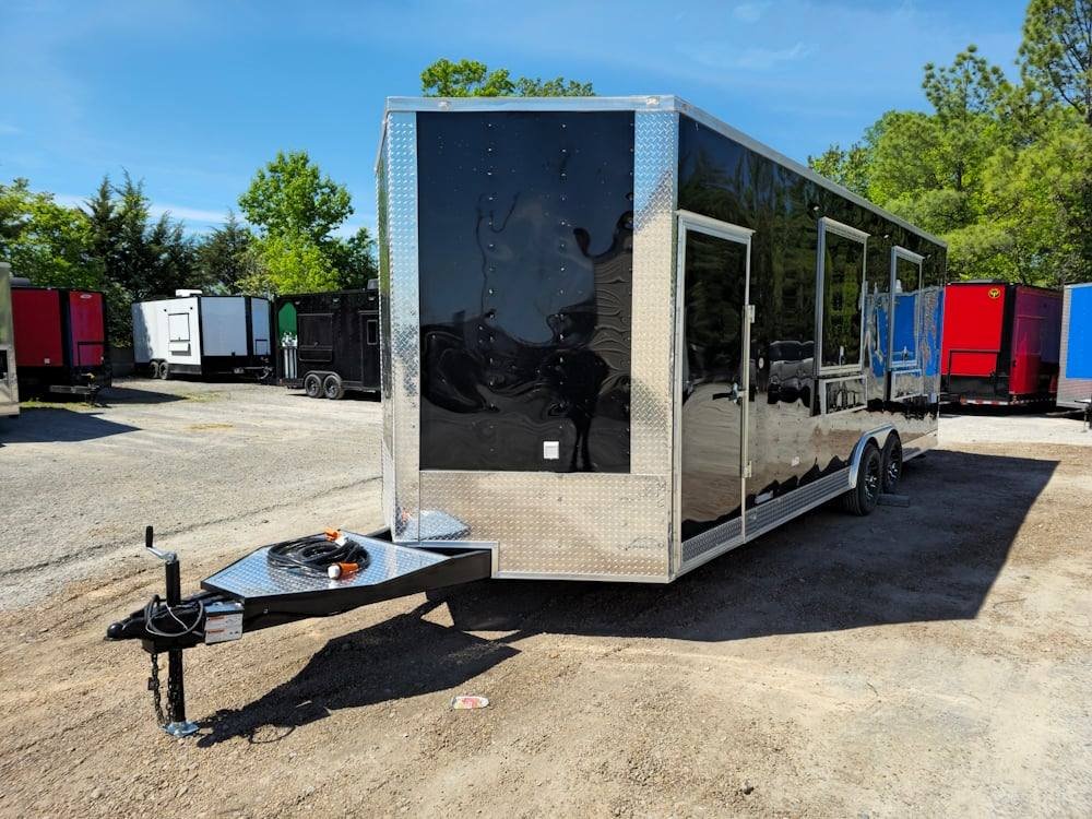 8.5′ X 24′ Black Stage and Marketing Show Trailer — photo 3