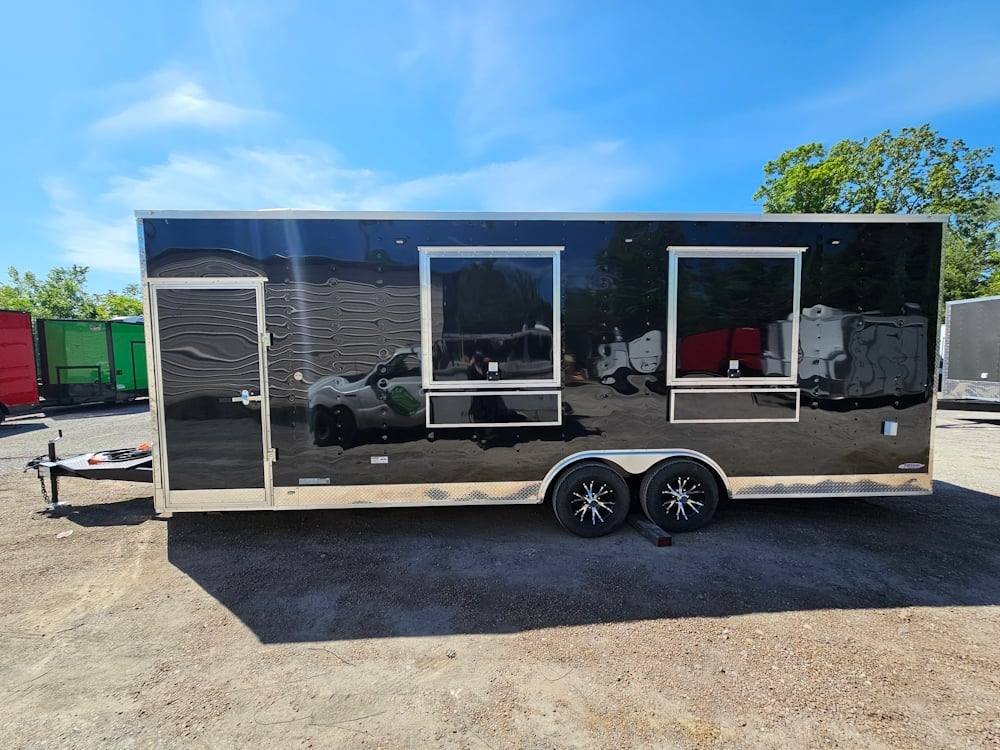 8.5′ X 24′ Black Stage and Marketing Show Trailer — photo 4