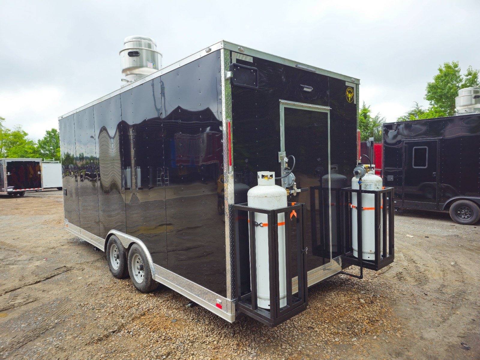 Concession Trailer 8.5′ X 20′ Food Event Catering Black — photo 10