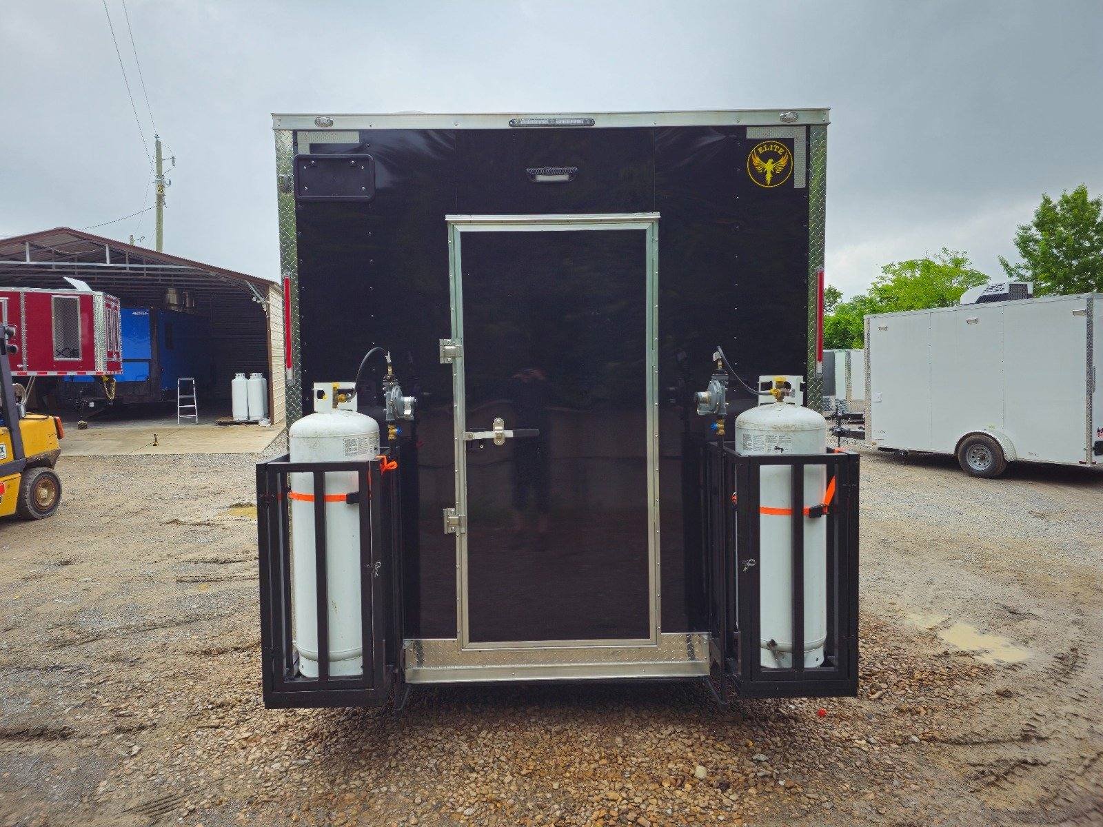 Concession Trailer 8.5′ X 20′ Food Event Catering Black — photo 11
