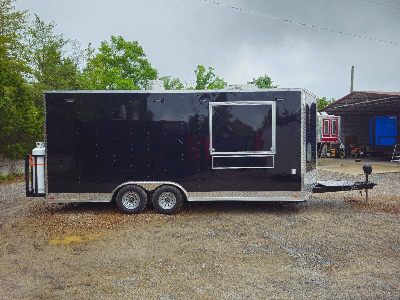 Concession Trailer 8.5′ X 20′ Food Event Catering Black — photo 13