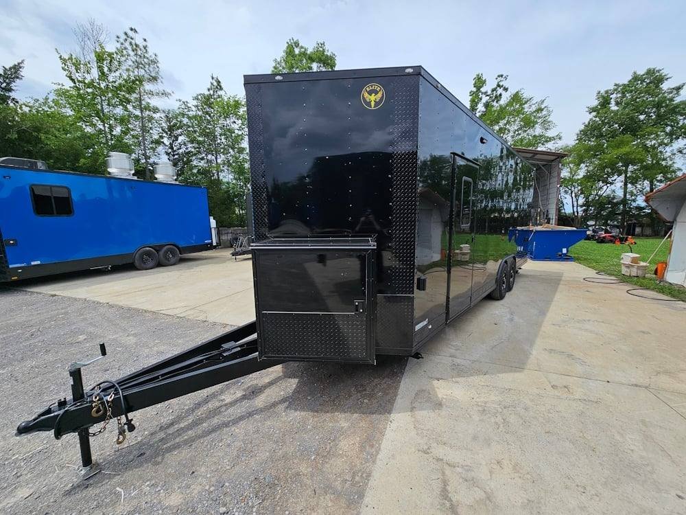 Concession Trailer 8.5′ X 24′ Black Donut Event — photo 3