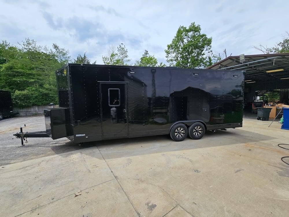 Concession Trailer 8.5′ X 24′ Black Donut Event — photo 4