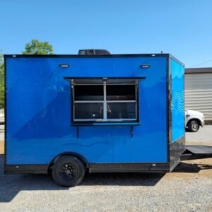 8.5 x 12 cobalt blue trailer with silver trim - view 15