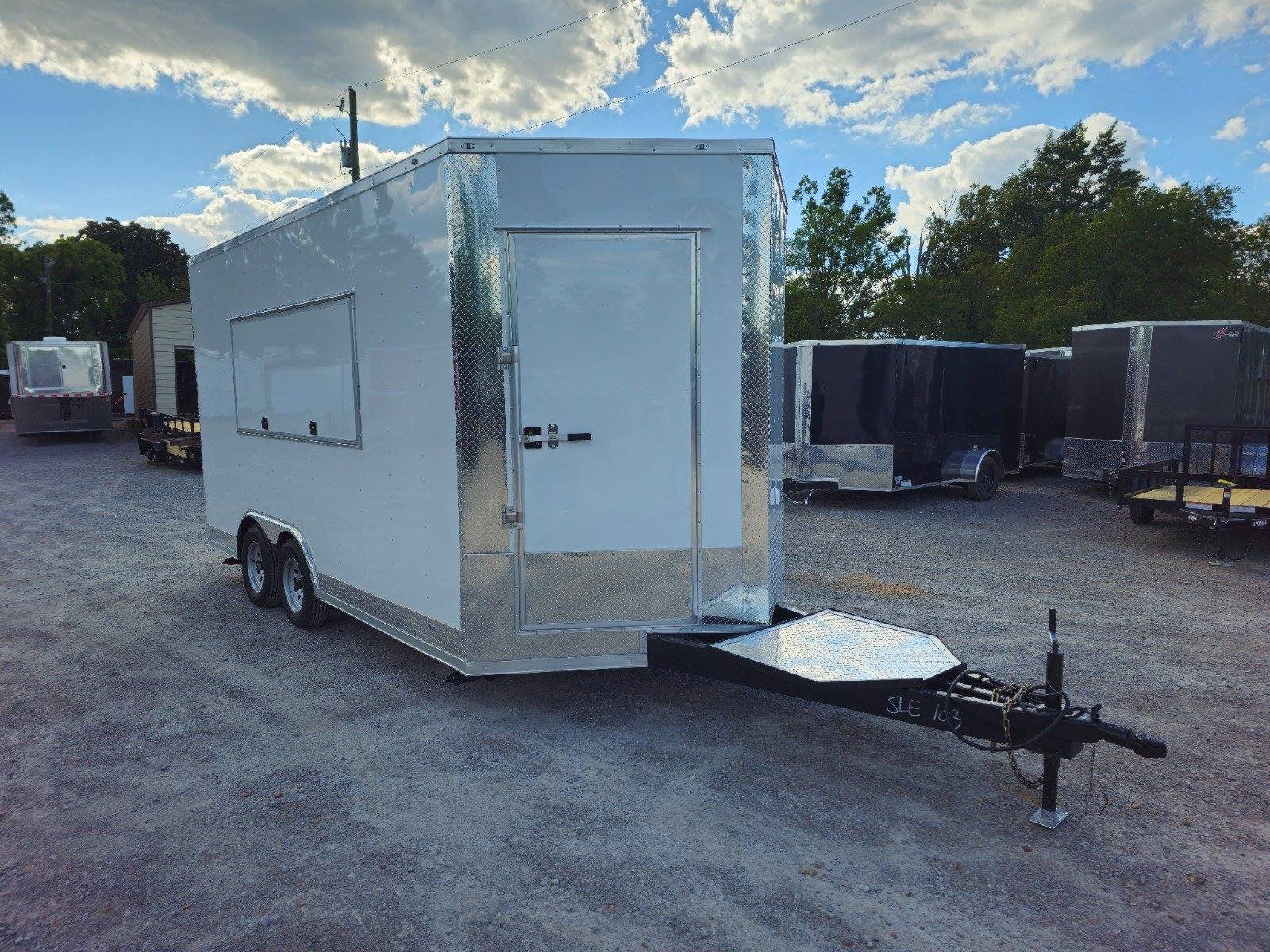 Concession Trailer 8.5′ X 16′ White Merchandising Event Catering — photo 10