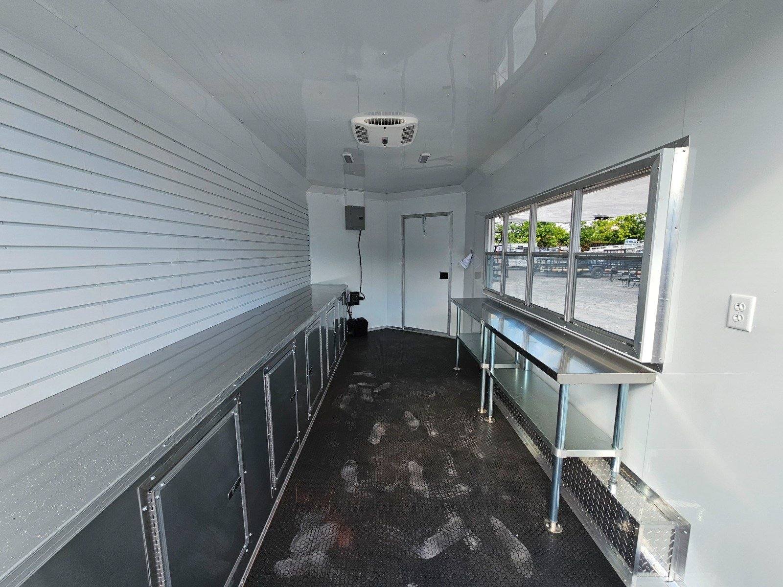 Concession Trailer 8.5′ X 16′ White Merchandising Event Catering — photo 14