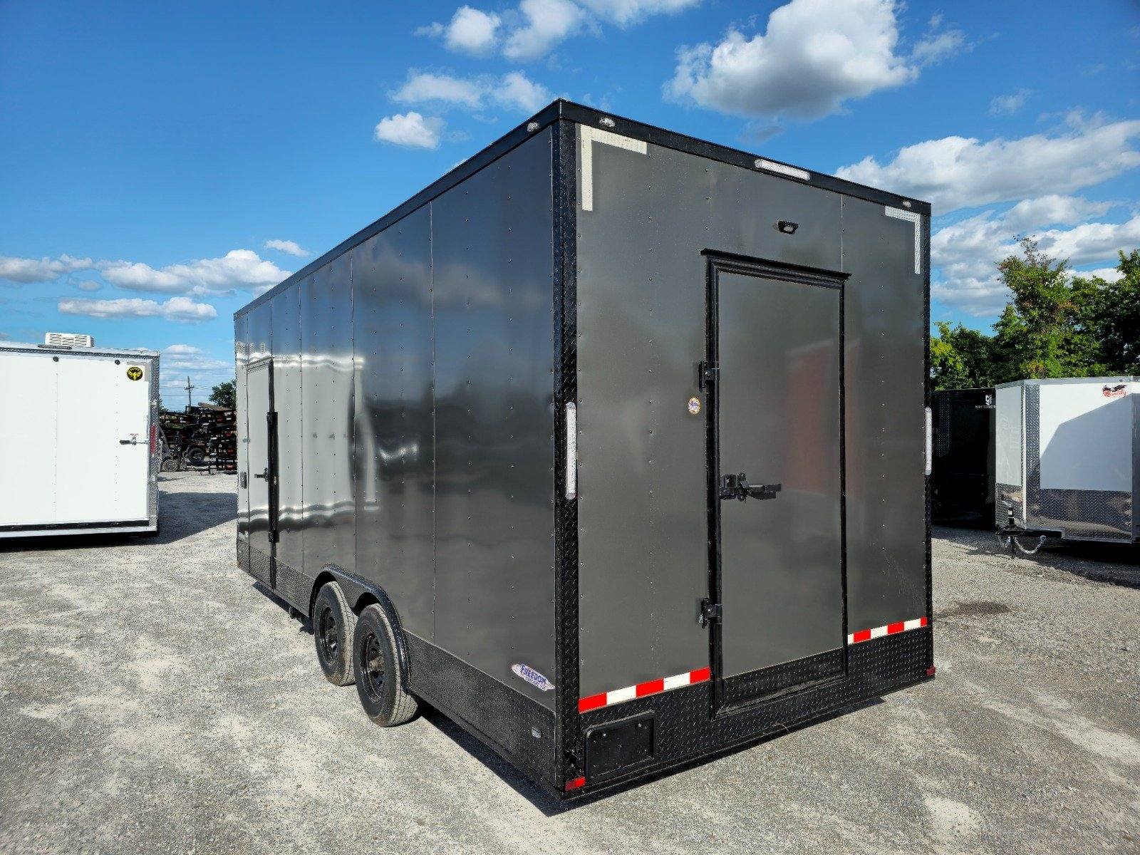 Concession Trailer 8.5′ X 20′ Charcoal Grey Food Event Catering — photo 9