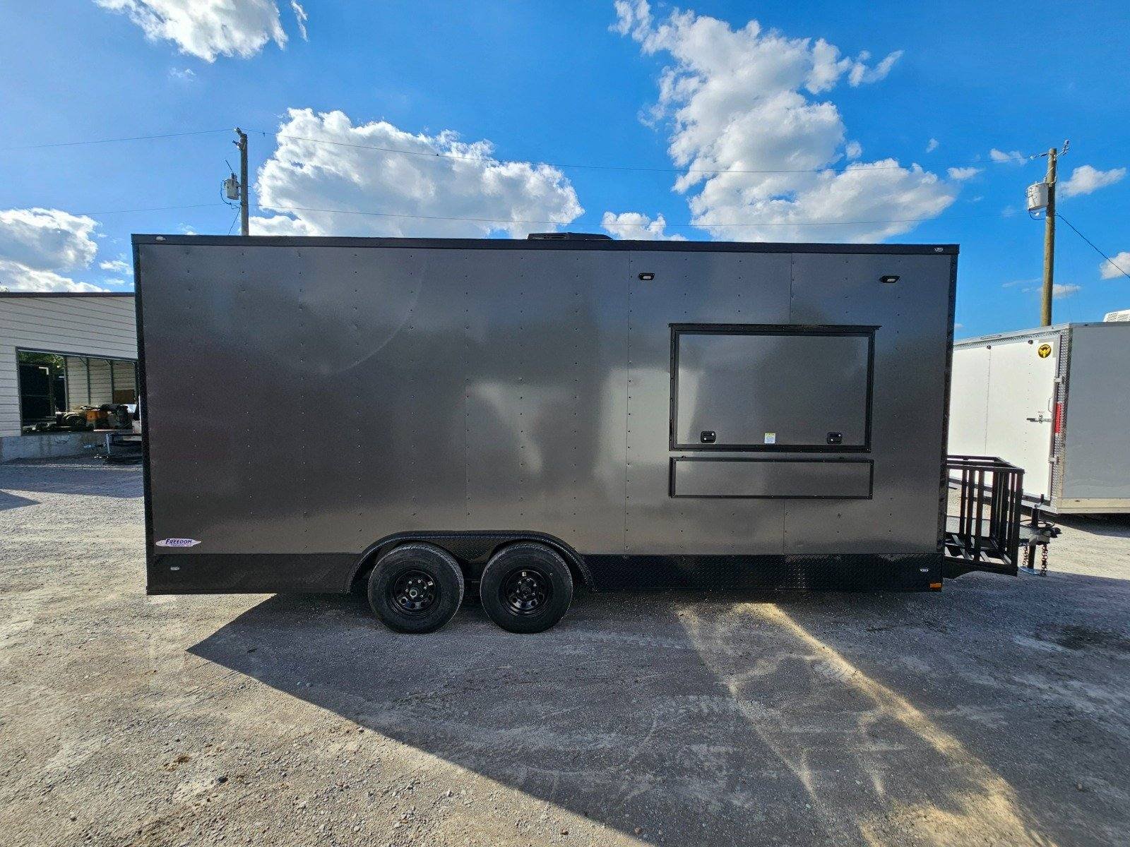 Concession Trailer 8.5′ X 20′ Charcoal Grey Food Event Catering — photo 12