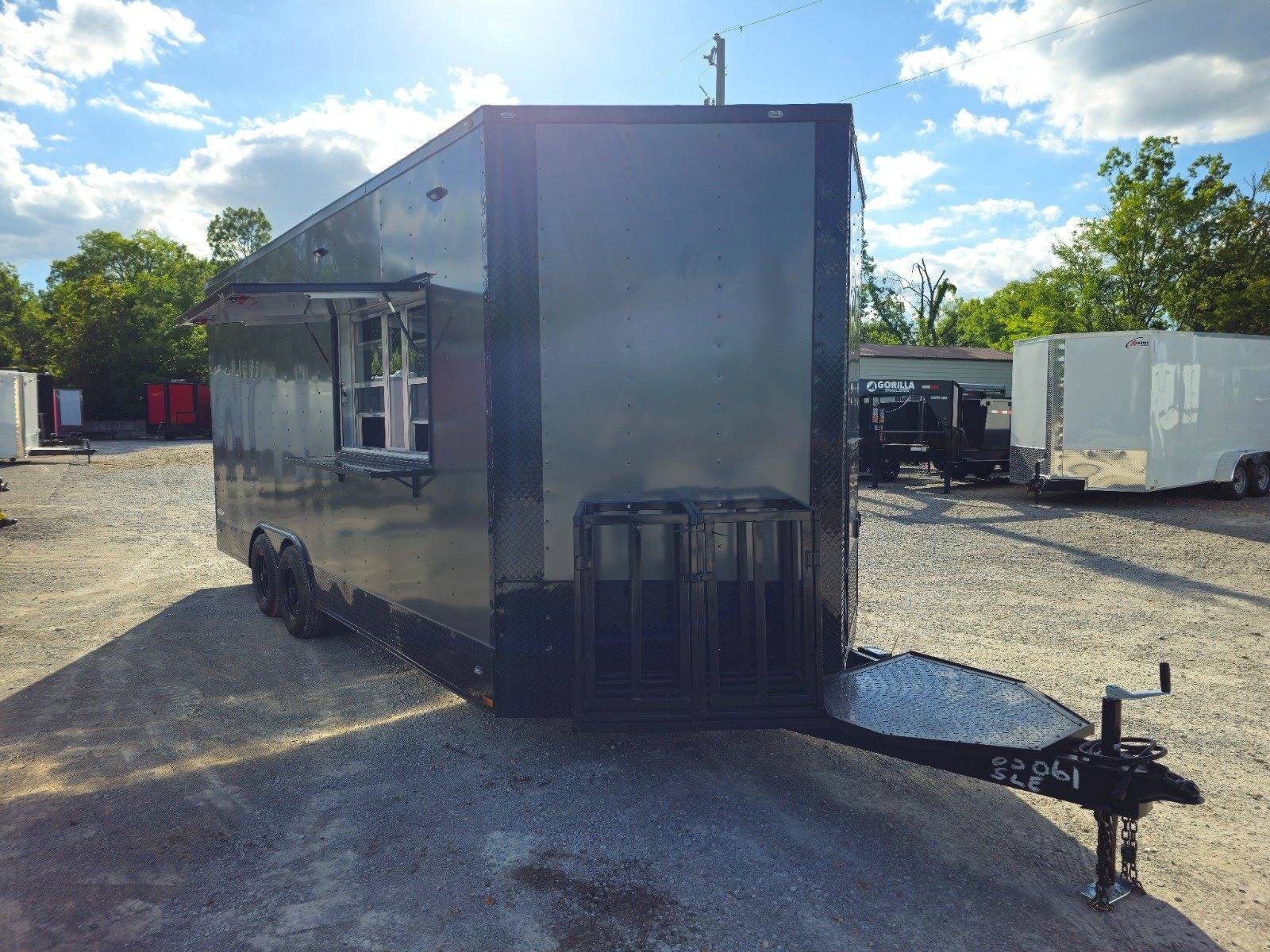 Concession Trailer 8.5′ X 20′ Charcoal Grey Food Event Catering — photo 15