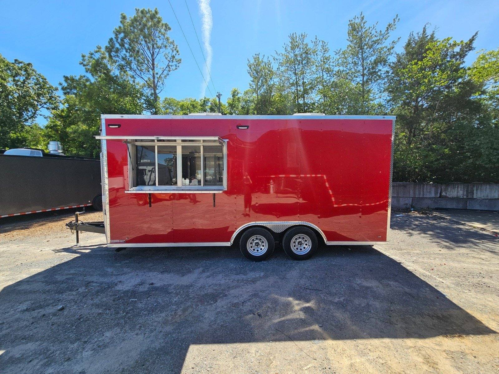 Concession Trailer 8.5′ X 18′ Red Event Ticket Booth — photo 13