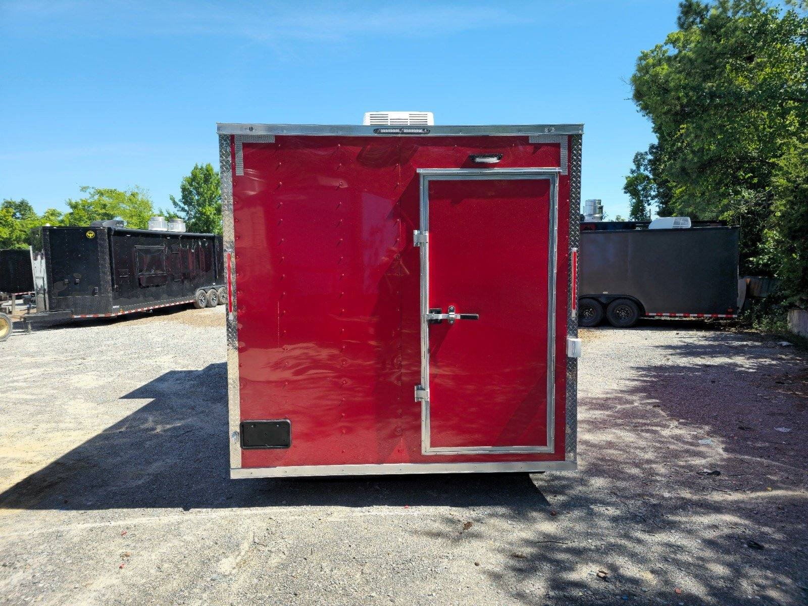 Concession Trailer 8.5′ X 18′ Red Event Ticket Booth — photo 15