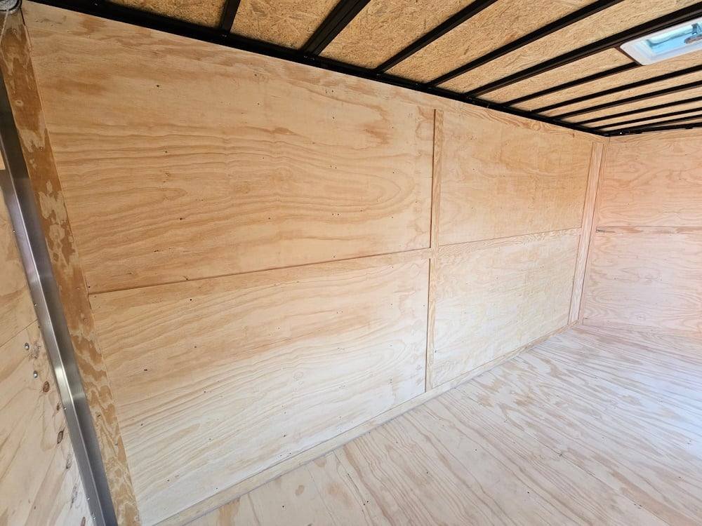 Concession Trailer 7’x16′ Black with serving window — photo 13