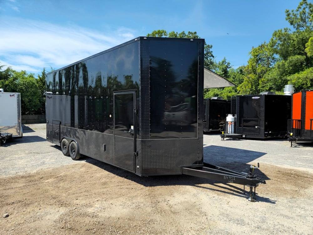 Concession Trailer 8.5′ X 24′ Black Event Vending Marketing — photo 11