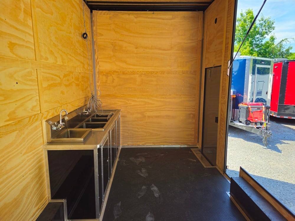 Concession Trailer 8.5′ X 24′ Black Event Vending Marketing — photo 15
