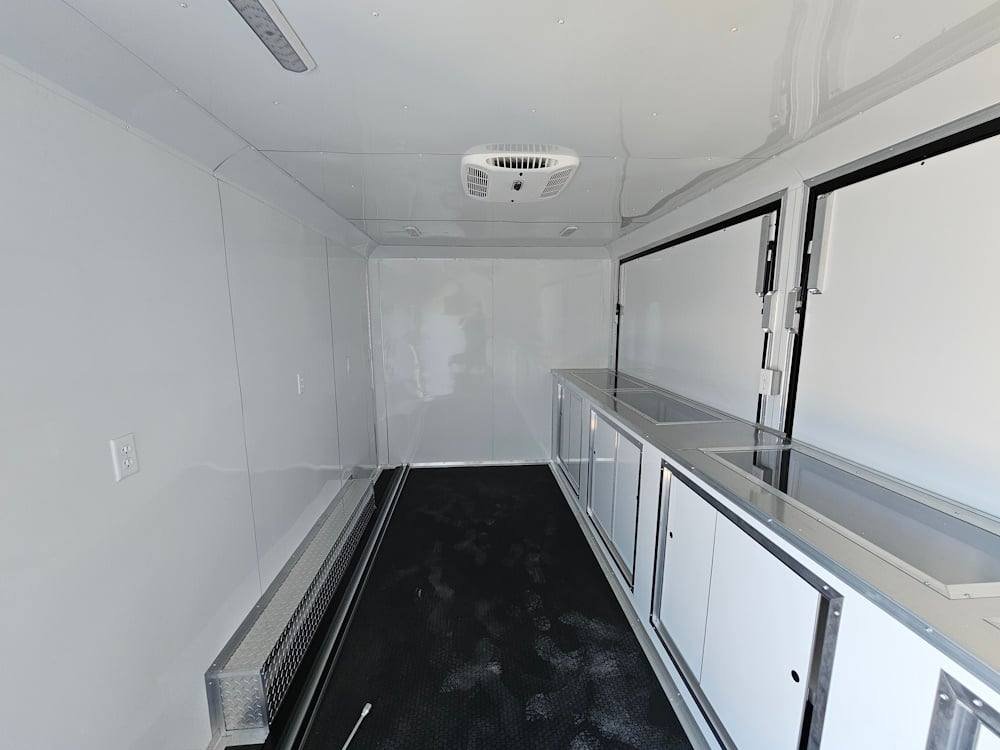 Concession Trailer Black 8.5′ X 16′ Apparel T-shirts Merchandising — photo 10