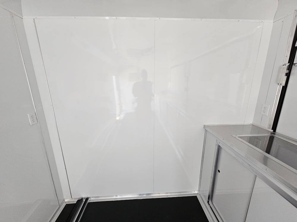 Concession Trailer Black 8.5′ X 16′ Apparel T-shirts Merchandising — photo 12