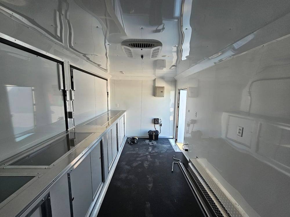 Concession Trailer Black 8.5′ X 16′ Apparel T-shirts Merchandising — photo 14
