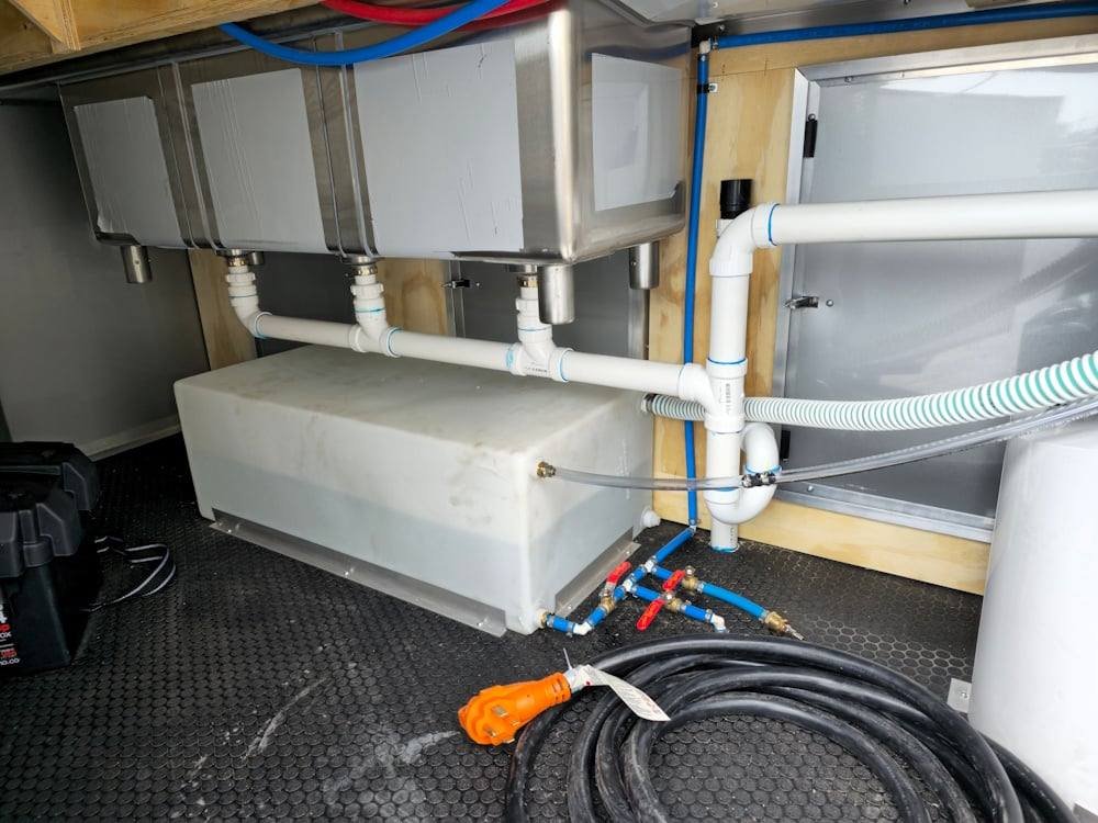 Concession Trailer 8.5′ X 20′ Food Event Catering Cobalt Blue — photo 6
