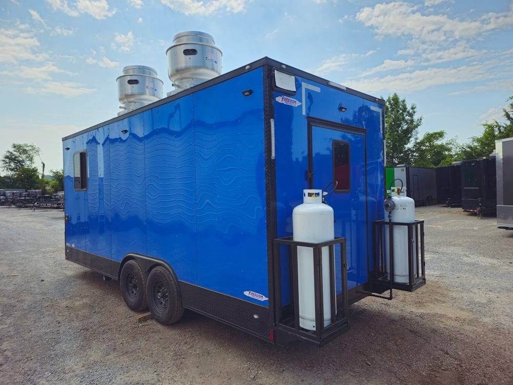 Concession Trailer 8.5′ X 20′ Food Event Catering Cobalt Blue — photo 9