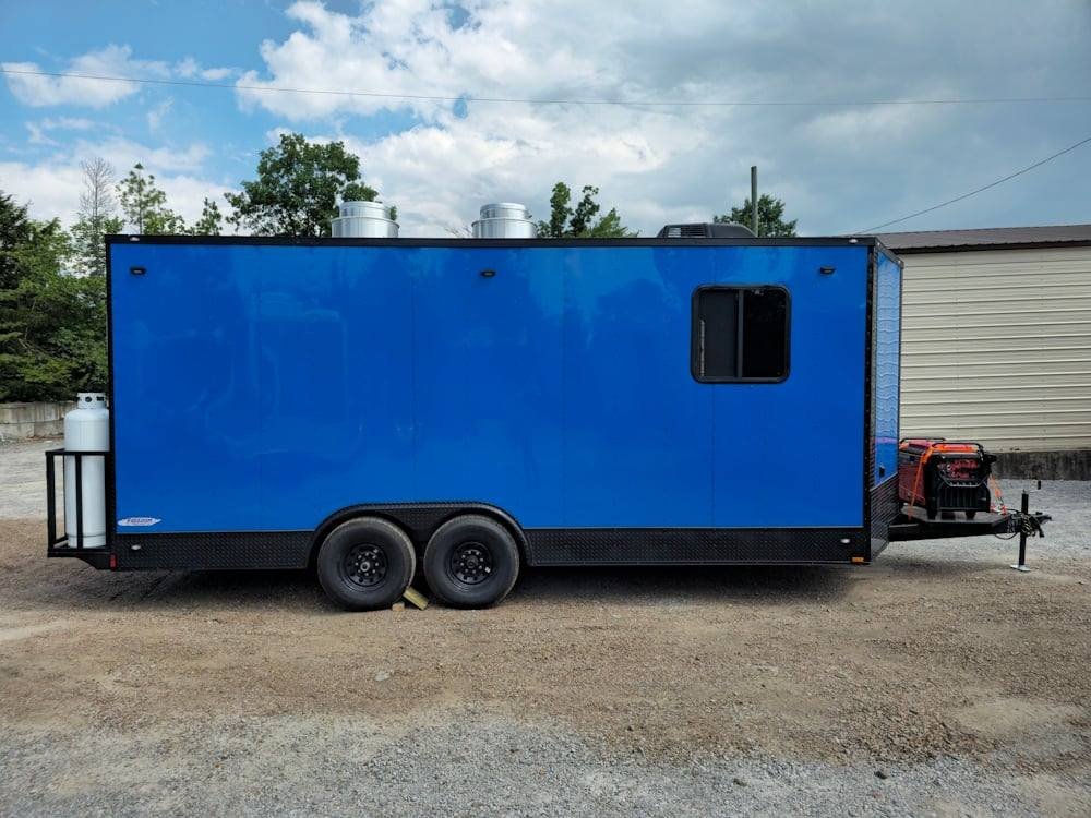 Concession Trailer 8.5′ X 20′ Food Event Catering Cobalt Blue — photo 12