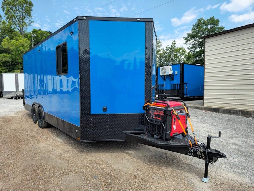 Concession Trailer 8.5′ X 20′ Food Event Catering Cobalt Blue — photo 13