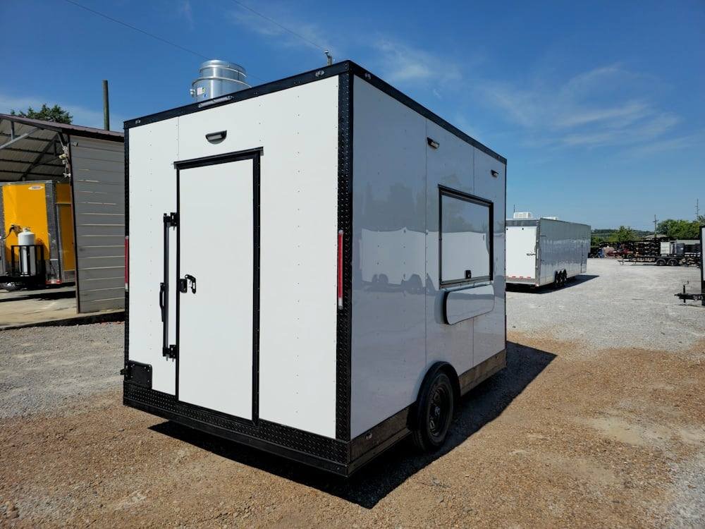 Concession Trailer 8.5′ X 12′ White W Blackout Food Event Catering — photo 8