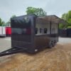 8.5 x 18 t-shirt retail trailer black mobile apparel hub
