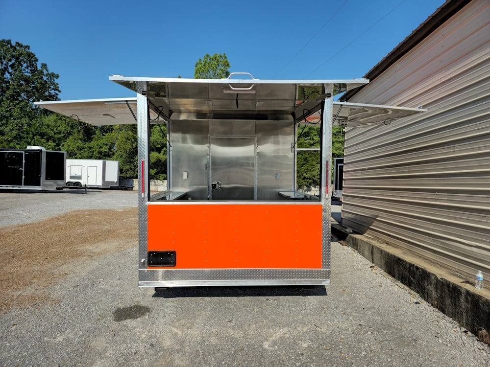 Concession Trailer 8.5′ X 16′ Food Event Catering Orange — photo 9