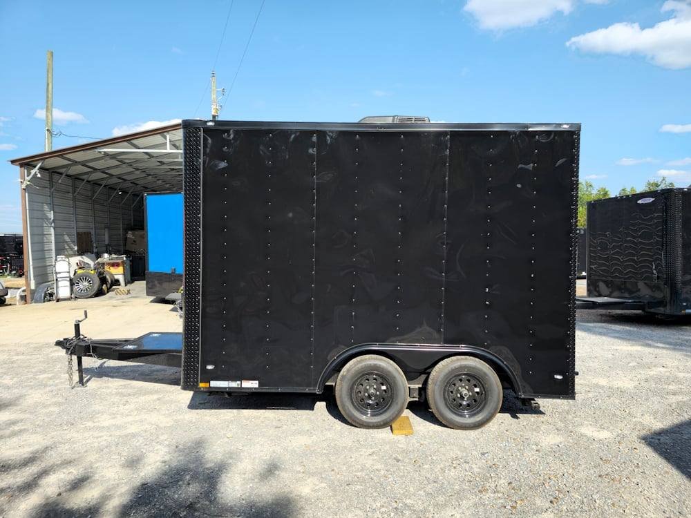 8.5′ X 12′ Black Marketing and Merch Concession Trailer — photo 4
