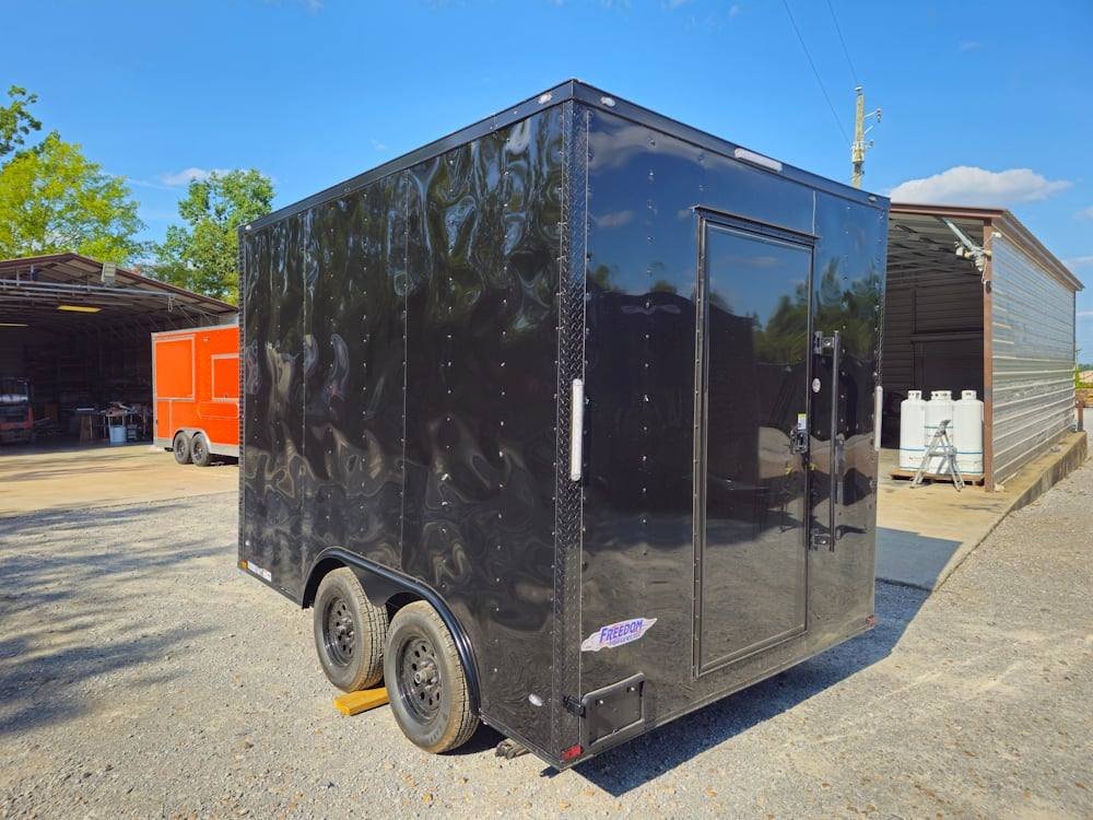 8.5′ X 12′ Black Marketing and Merch Concession Trailer — photo 5