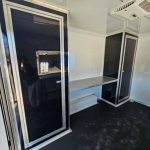 8.5 x 12 marketing concession trailer in black blackout - view 10