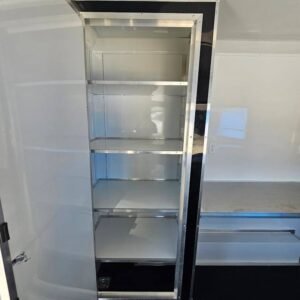 8.5 x 12 marketing concession trailer in black blackout - view 11