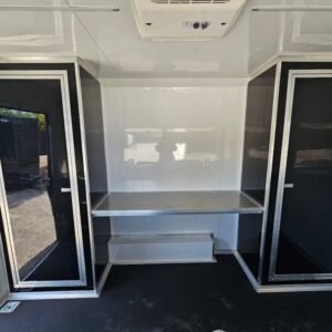 8.5 x 12 marketing concession trailer in black blackout - view 13